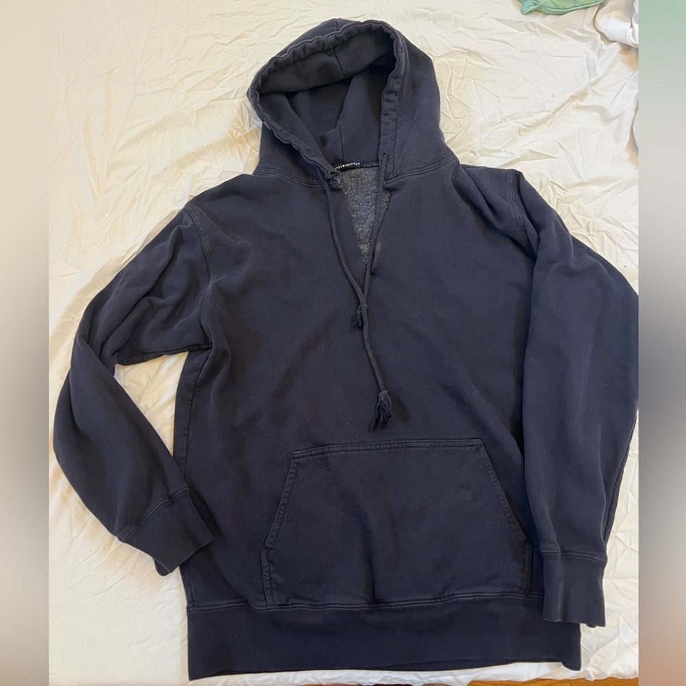 brandy melville hoodie with cut neck